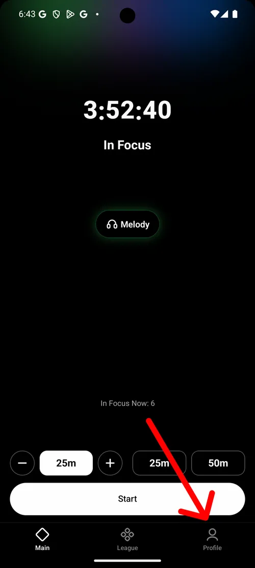 Open the Profile tab in ITmode.
